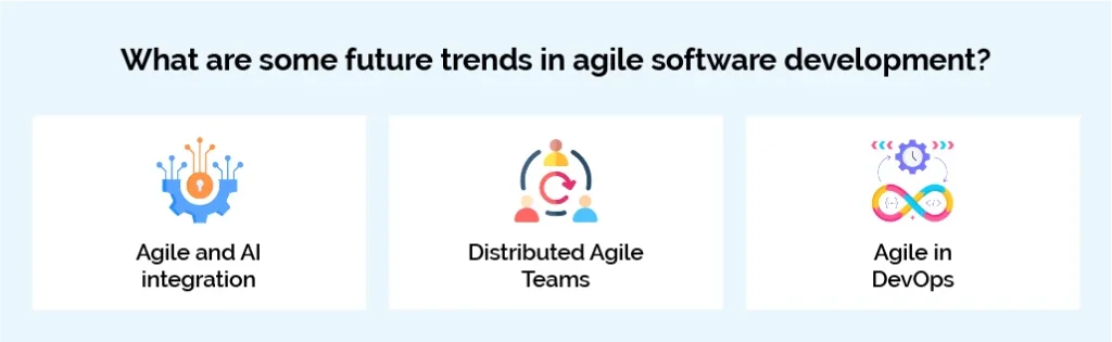 What are some future trends in agile software development?