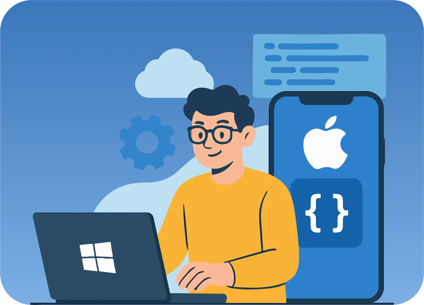 ios app development on windows