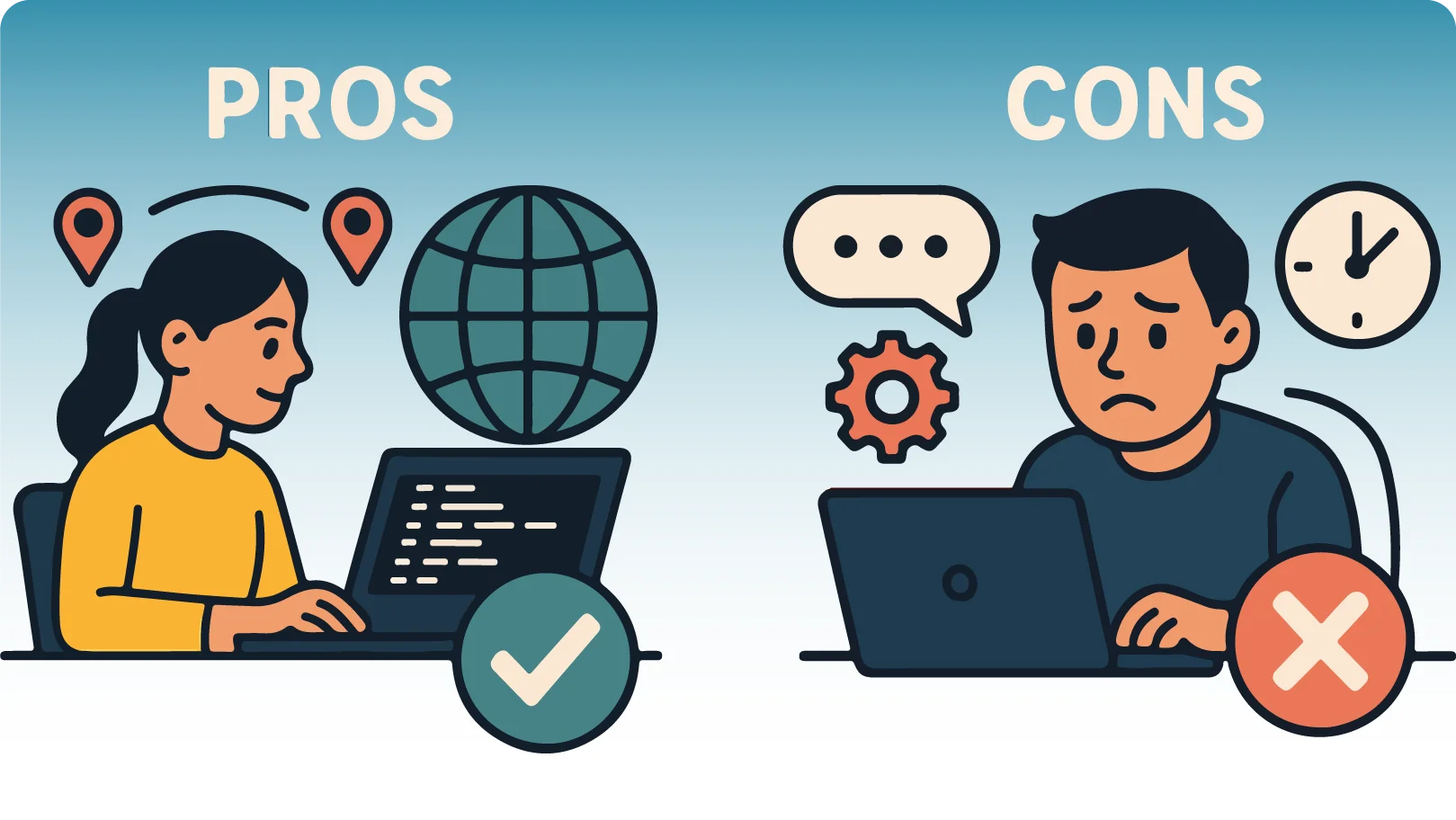 Offshore software outsourcing pros and cons