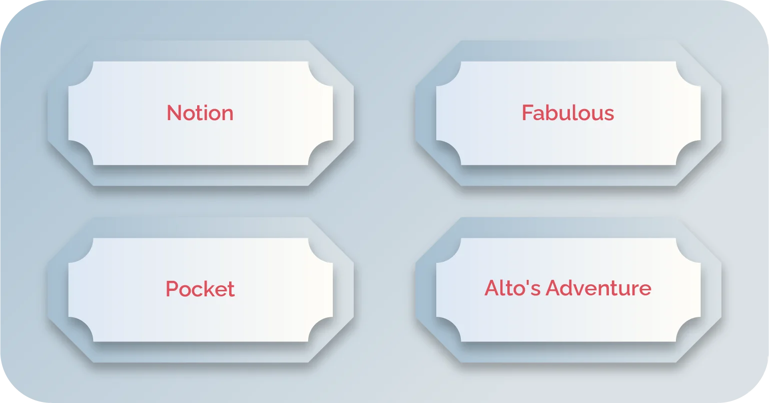 What are some apps with good app onboarding examples
