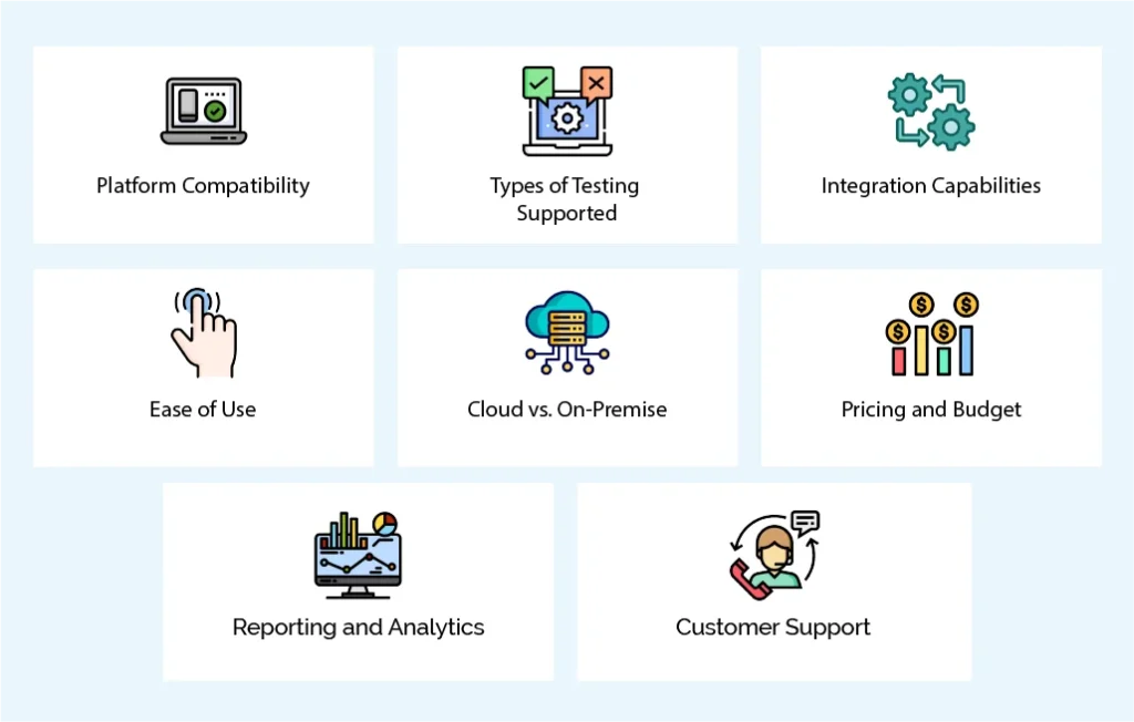 What are the Criteria for Selecting Mobile App Testing Tools