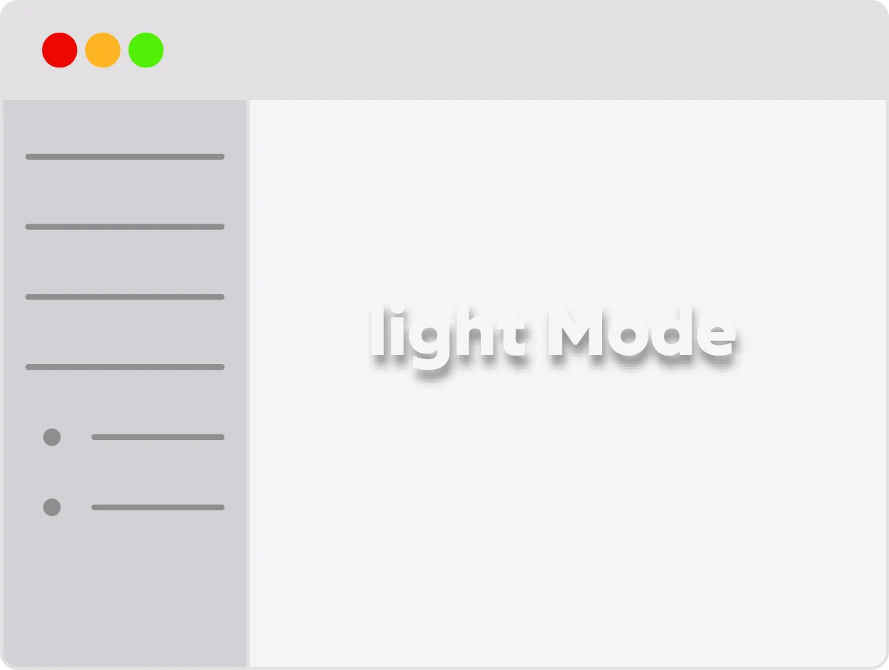 light mode vs dark mode