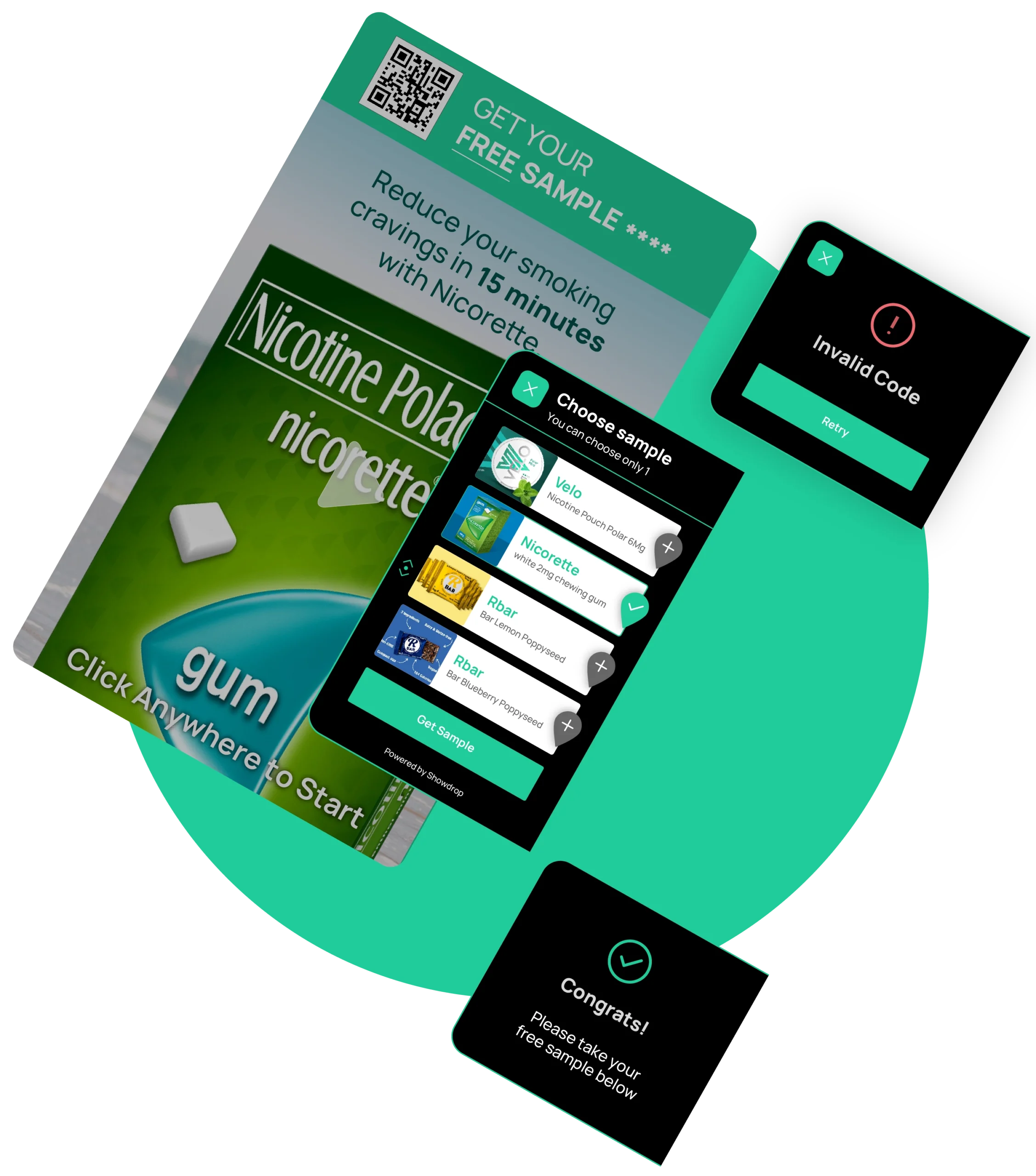 Showdrop - Get your free sample