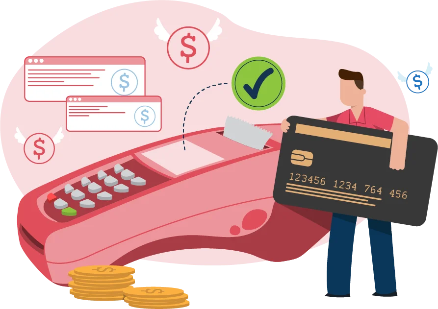 Cashless And Card Payment Concept