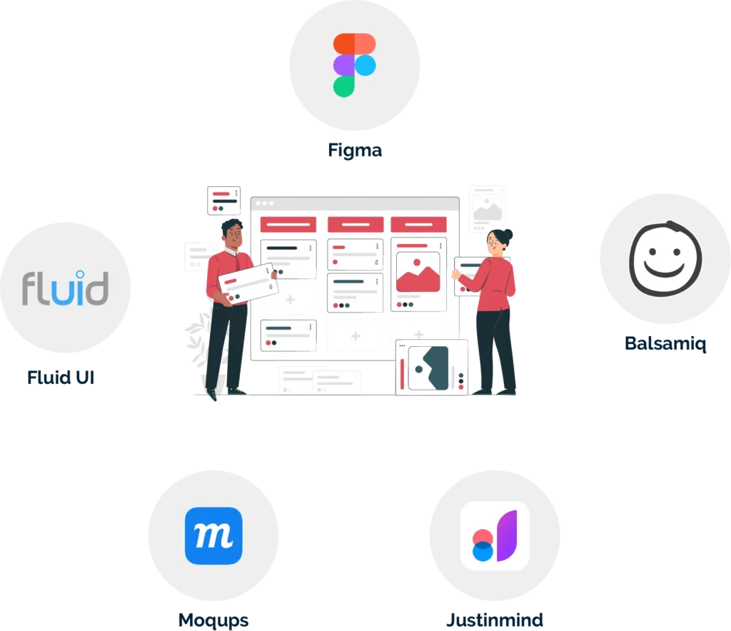 What are some of the popular tools for creating wireframes?