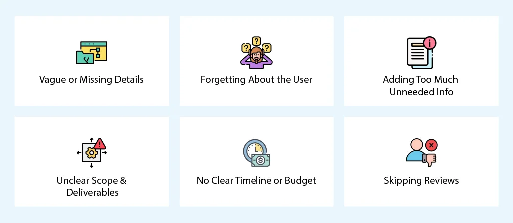 What are the Common Mistakes to Avoid in Design Briefs
