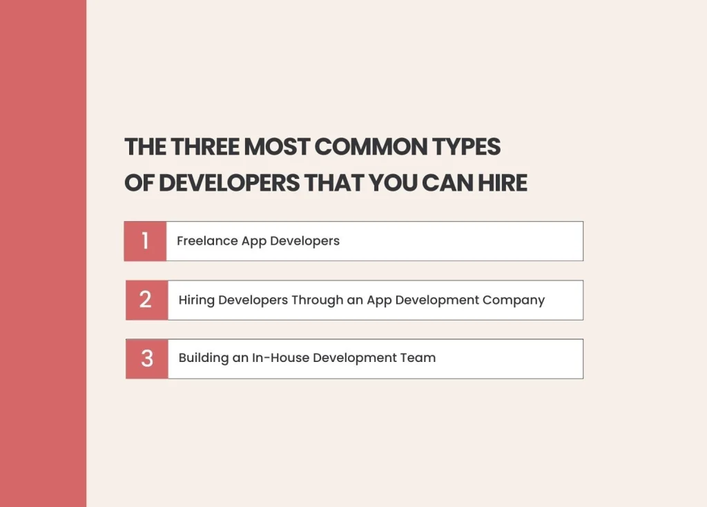 Commom Types of Developer