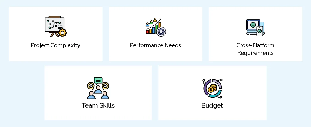 What are the Factors to Consider when choosing an Android framework