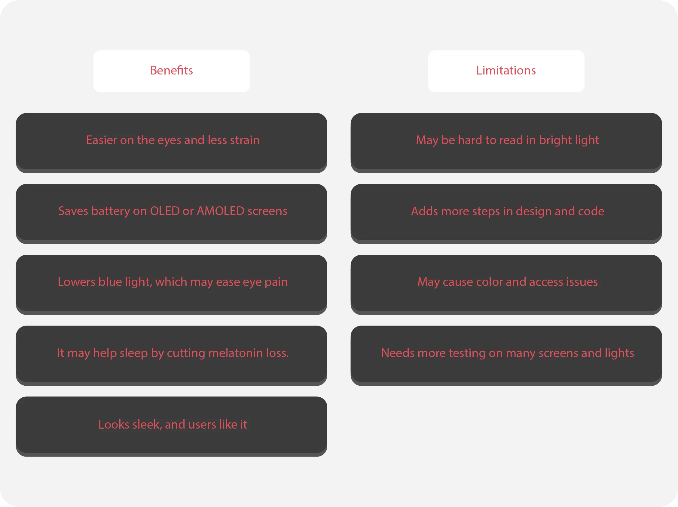 how to make apps dark mode