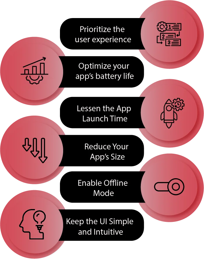 What are the best practices to improve mobile app performance